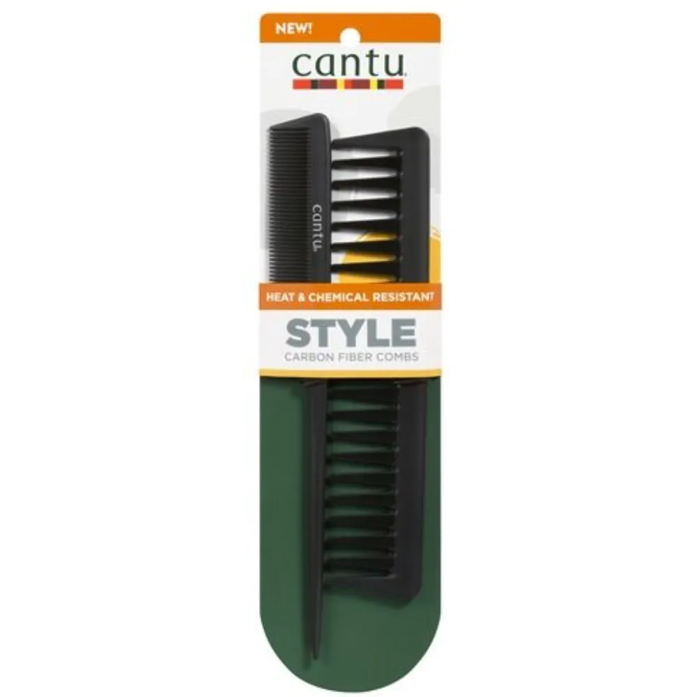 Cantu Accesorios Paquete de dos peines resistentes al calor - Imagen 1